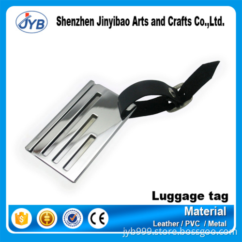 cheap price custom made various metal shaped luggage tag